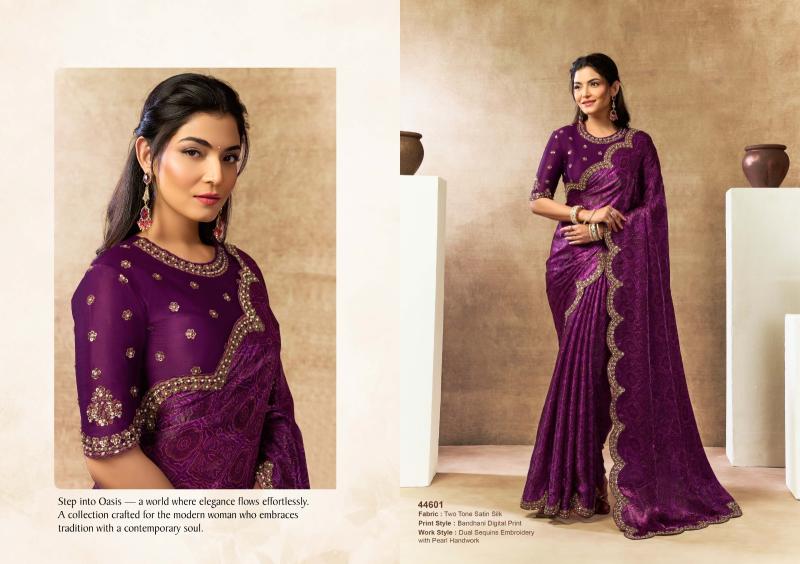 Mahotsav norita 44600 oasis sarees wholesale